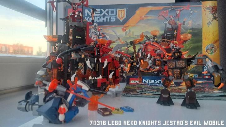 LEGO Nexo Knights Jestro's Evil Mobile (70316), Kinderen en Baby's, Speelgoed | Duplo en Lego, Zo goed als nieuw, Lego, Complete set