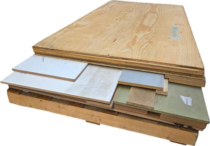 Plaatmateriaal  - Diverse soorten en afmetingen, Doe-het-zelf en Verbouw, Platen en Panelen, Nieuw, Ophalen