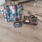 Handtas set met schoudertas en portemonnee, Ophalen of Verzenden, Gebruikt, Overige kleuren, Handtas