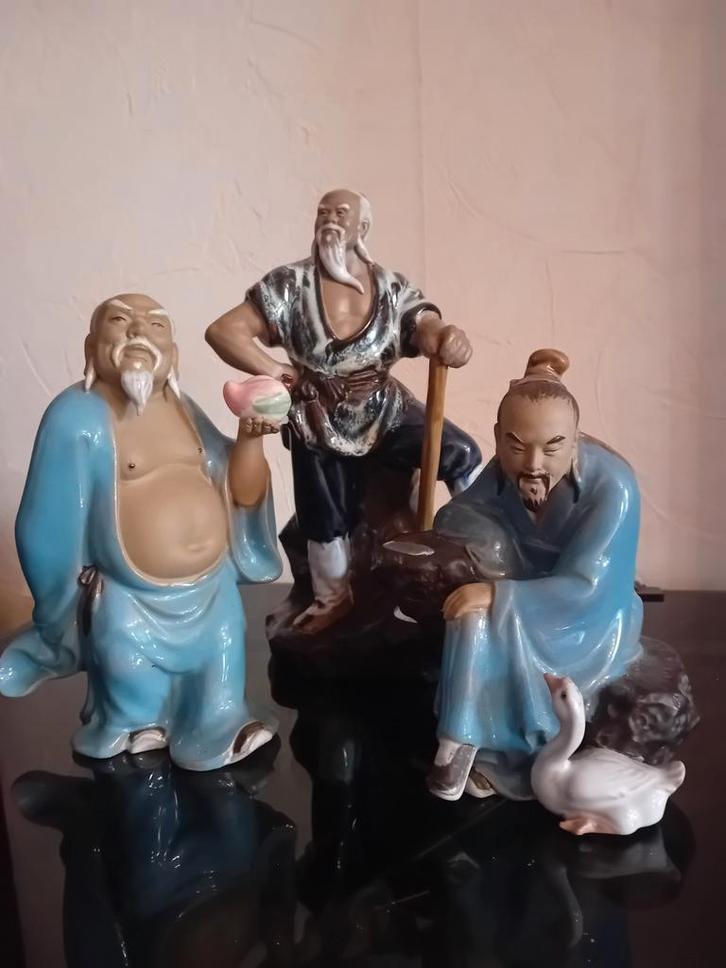 Chinese Beelden - keramiek mudman, Antiek en Kunst, Kunst | Niet-Westerse kunst, Ophalen