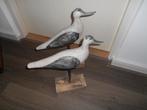 2 mooie oude houten vogels  65 e, Ophalen of Verzenden, Minder dan 50 cm, Overige typen, Minder dan 50 cm