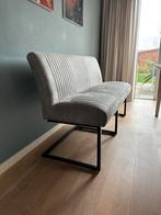 Bank voor eettafel grijs, Huis en Inrichting, Banken | Sofa's en Chaises Longues, Ophalen, Metaal, Gebruikt, 150 tot 200 cm