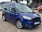 Ford Tourneo Courier 1.0 Titanium AIRCO STOELVERW. TREKHAAK, Auto's, Voorwielaandrijving, 101 pk, Gebruikt, Blauw