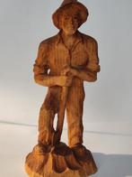 Hout gesneden beelden, Antiek en Kunst, Kunst | Beelden en Houtsnijwerken, Ophalen of Verzenden