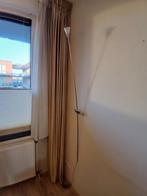 Metalen wandlamp met klein matglas kapje 159 cm lang, Huis en Inrichting, Lampen | Wandlampen, Ophalen, Zo goed als nieuw, Glas