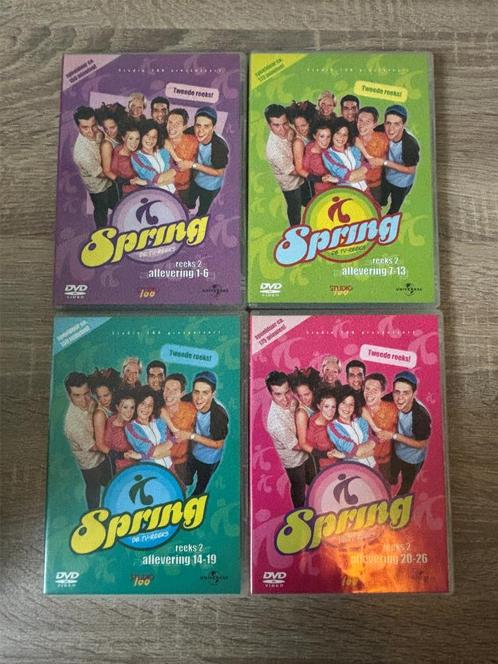 Dvd's Spring - Reeks 2 - Deel 1 t/m 4 - Aflevering 1 t/m 26, Cd's en Dvd's, Dvd's | Tv en Series, Alle leeftijden, Ophalen of Verzenden