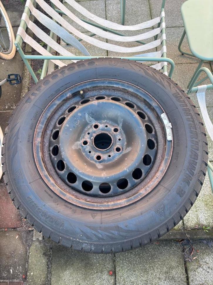 Firestone Winterhawk 3 195/65R15 Winterband, Auto-onderdelen, Banden en Velgen, Gebruikt, Ophalen
