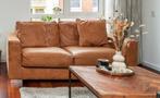 LEDEREN BANK, Huis en Inrichting, Banken | Bankstellen, Ophalen, Gebruikt, Overige maten, 150 tot 200 cm