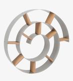 Wandkast Snail zilver en hout, Ophalen, Zo goed als nieuw, Minder dan 150 cm, Minder dan 100 cm