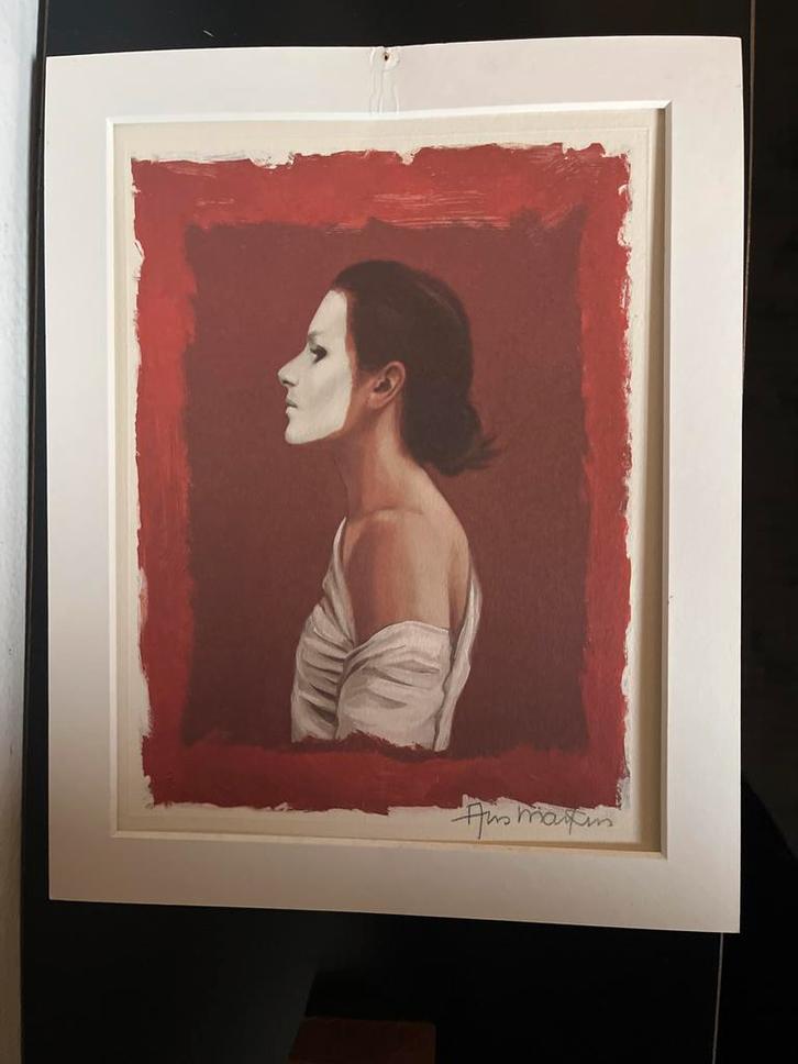 Gesigneerde zeefdruk van Ans Markus., Antiek en Kunst, Kunst | Litho's en Zeefdrukken, Ophalen of Verzenden