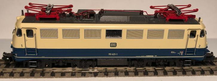 Fleischmann DCC Sound E-Lok Br110 423 van de DB (nieuw), Hobby en Vrije tijd, Modeltreinen | N-Spoor, Nieuw, Locomotief, Gelijkstroom