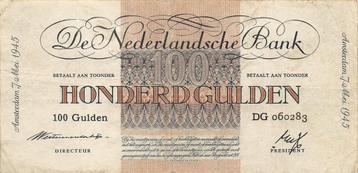 Netherlands 100 Gulden 1945 Vf pn 79 beschikbaar voor biedingen
