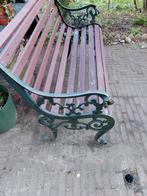 Tuinbank met metalen frame, Ophalen of Verzenden, Gebruikt, Metaal