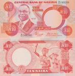 NIGERIA 1984 10 naira #25c UNC, Verzenden, Nigeria, Los biljet
