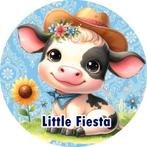 L466 icing frosting koe 20cm eetbare taart plaat print, Ophalen of Verzenden, Nieuw, Taarten, Versiering