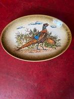 Vintage Ceramica Schaal met Fazant Afbeelding, Antiek en Kunst, Ophalen