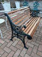 Gietijzeren tuinbank, Tuin en Terras, Tuinbanken, Ophalen, Zo goed als nieuw, Metaal