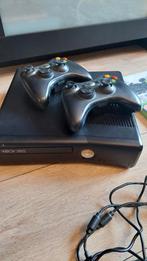 Xbox 360 met spellen+ 2 controlers, Spelcomputers en Games, Spelcomputers | Xbox 360, Ophalen, Zo goed als nieuw, Met 2 controllers