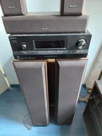 Sony 5.1 receiver en boxen, Audio, Tv en Foto, Home Cinema-sets, Overige spelers, Ophalen, Overige merken, Gebruikt
