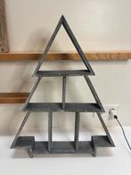 Houten kerstboom letterbak plankjes grijs 60 hoog, Diversen, Kerst, Ophalen of Verzenden, Zo goed als nieuw