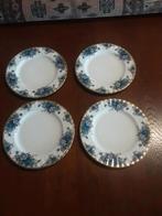Royal Albert 4 ontbijtbordjes Moonligt Rose, Antiek en Kunst, Antiek | Servies compleet, Ophalen of Verzenden