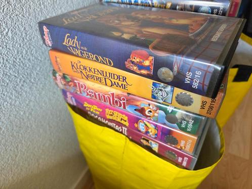 Meer dan 50 verschillende Disney videobanden, Cd's en Dvd's, VHS | Kinderen en Jeugd, Gebruikt, Tekenfilms en Animatie, Tekenfilm