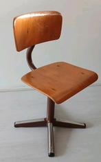 Vintage houten kleuter schoolstoel kinder stoeltje school, Ophalen of Verzenden, Gebruikt, Stoel(en)