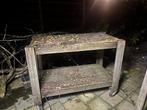 Houten Tafel met Wielen, Huis en Inrichting, Ophalen, Minder dan 50 cm, Gebruikt, 50 tot 100 cm