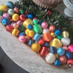 66 Vintage zijde draad Kerstballen, Ophalen of Verzenden