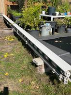 Elektrisch Zonnescherm - 7.30m breed, Ophalen, Gebruikt, 450 cm of meer, Elektrisch