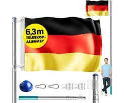 Telescopische vlaggenmast vlaggemast 630 cm GRATIS BEZORGD!, Diversen, Vlaggen en Wimpels, Nieuw, Verzenden