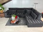 GRATIS LEVERING Z.G.A.N Ribstof Hoekbank 320x250 GEREINIGD, 300 cm of meer, Ophalen of Verzenden, Zo goed als nieuw, 150 cm of meer