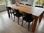 Eettafelset: tafel en 6 stoelen (Pilat), Huis en Inrichting, Tafels | Eettafels, 50 tot 100 cm, Gebruikt, Rechthoekig, Ophalen