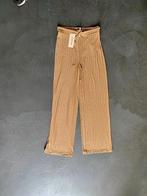 F427 Nieuw: Esqualo mt 34=XS palazzo broek pantalon bruin, Nieuw, Lang, Maat 34 (XS) of kleiner, Ophalen of Verzenden