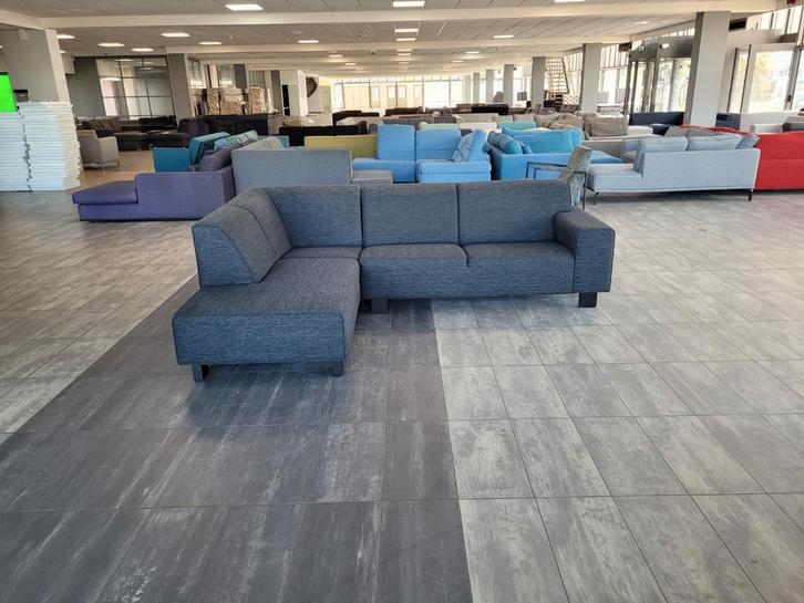 ✅️️ GEREINIGD hoekbank donkergrijs 275x200 | GRATIS LEVERING, Huis en Inrichting, Banken | Bankstellen, Zo goed als nieuw, Hoekbank