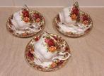Royal albert old country roses 3x heren kop en schotels, Antiek en Kunst, Ophalen of Verzenden