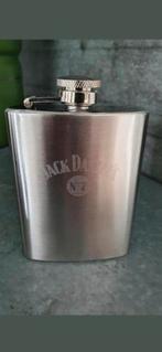 Vintage Collector item no 7 Jack Daniel's RVS heup/ zak fles, Ophalen of Verzenden, Nieuw, Gebruiksvoorwerp