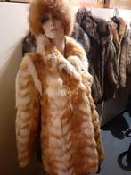 Prachtige echte FOX bontjas bont jas bontjasje  maat M, Ophalen of Verzenden, Zo goed als nieuw, Maat 38/40 (M), Bruin