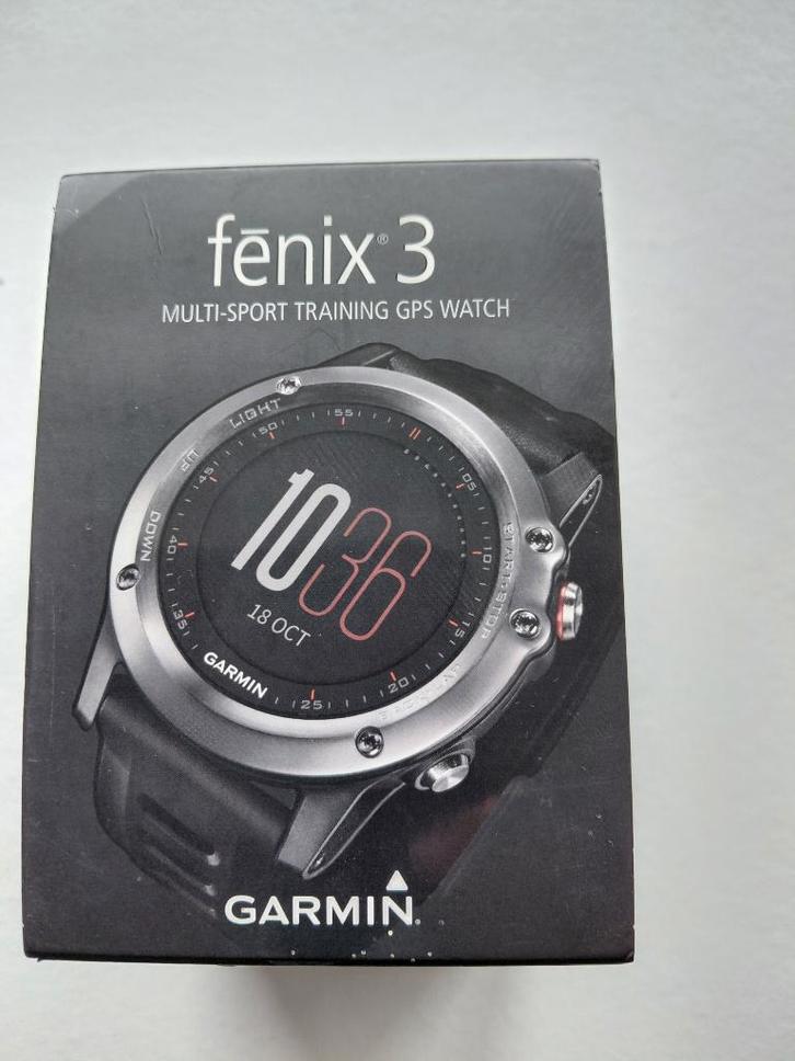 Garmin Fenix 3 mulisport horloge, Sieraden, Tassen en Uiterlijk, Sporthorloges, Gebruikt, Android, Zwart, Afstand, Calorieverbanding