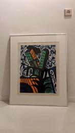 Zeefdruk Hans Wap, Ophalen