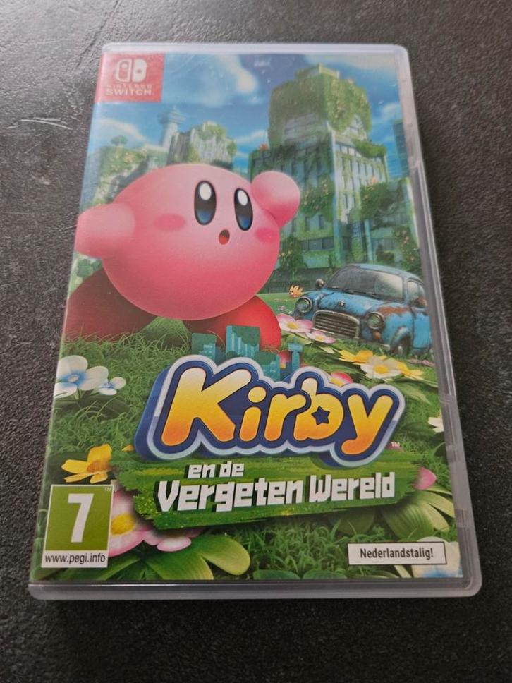 Kirby en de Vergeten Wereld - Nintendo Switch, Spelcomputers en Games, Games | Nintendo Switch, Zo goed als nieuw, Avontuur en Actie