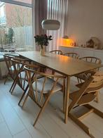 Jysk houten eettafel, Ophalen, Gebruikt, 50 tot 100 cm, Vijf personen of meer