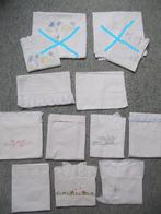 Retro babybeddengoed, lakentjes en slopen, Ophalen of Verzenden, Wit, Jongetje of Meisje