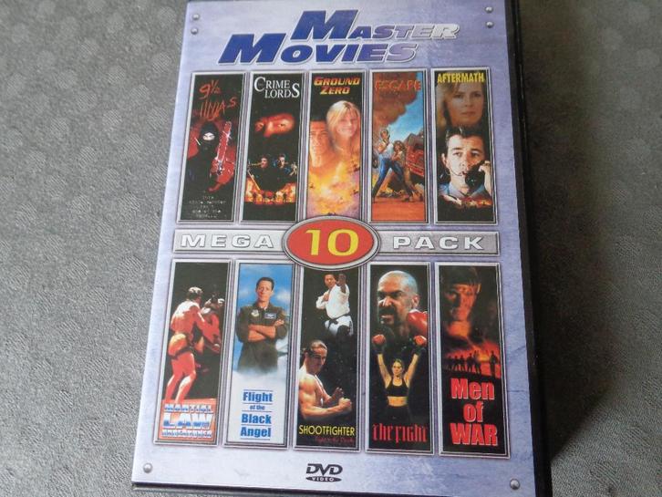 Master movies mega 10 pack 5 dvd's met films, Cd's en Dvd's, Dvd's | Actie, Zo goed als nieuw, Actie, Vanaf 16 jaar, Ophalen of Verzenden