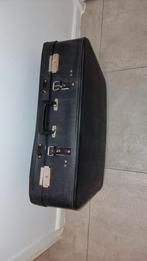 Vintage Zwarte Koffer Ca 69x48x20cm, Sieraden, Tassen en Uiterlijk, Koffers, Ophalen, Gebruikt, Slot, Minder dan 35 cm