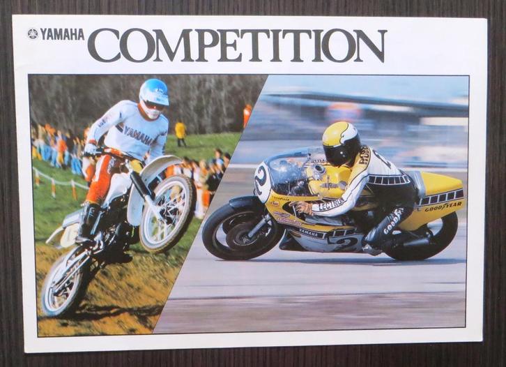 Folder Yamaha Competition - 1978/79 (Engels) - TZ en YZ, Motoren, Handleidingen en Instructieboekjes, Yamaha, Verzenden