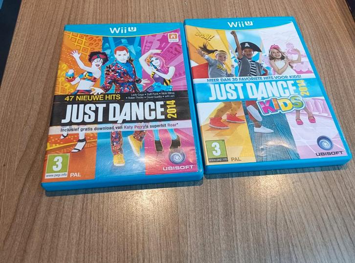 Nintendo Wii U Just Dance spellen, Spelcomputers en Games, Games | Nintendo Wii U, Zo goed als nieuw, Muziek, 3 spelers of meer