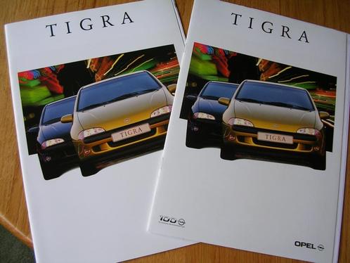 OPEL TIGRA	2 Franse brochures !, Boeken, Auto's | Folders en Tijdschriften, Zo goed als nieuw, Opel, Ophalen of Verzenden