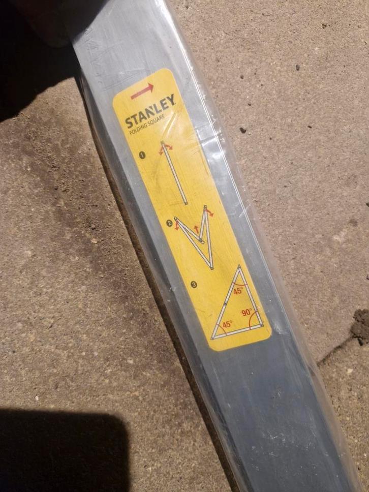 Stanley Vouwbare Winkelhaak - Nieuw in verpakking, Doe-het-zelf en Verbouw, Gereedschap | Handgereedschap, Nieuw, Ophalen of Verzenden