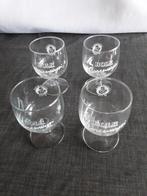 BOLS CORENWIJN glaasjes 4 stuks, met hofd, Verzamelen, Ophalen of Verzenden, Zo goed als nieuw, Borrel- of Shotglas